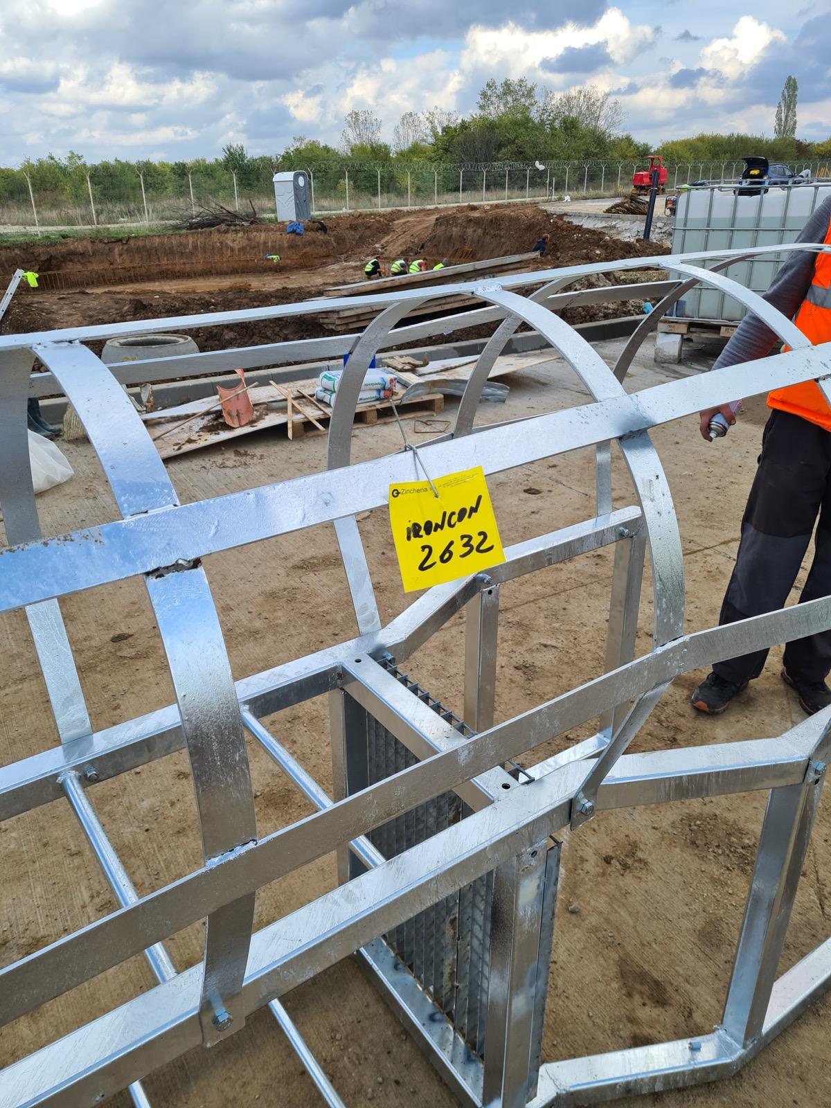 cărucior roll cage metalic pentru transport marfă